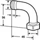 Heizkörperanschlussbogen mit einem R 1/2-Gewinde und M 26-Gewinde. Das Produkt ist vernickelt und stammt von IMI Hydronic Engineering.
